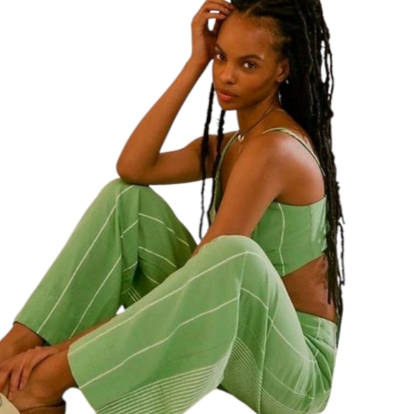 Free People Casual Friday Set In Blue NWOT - Picture 3 of 11